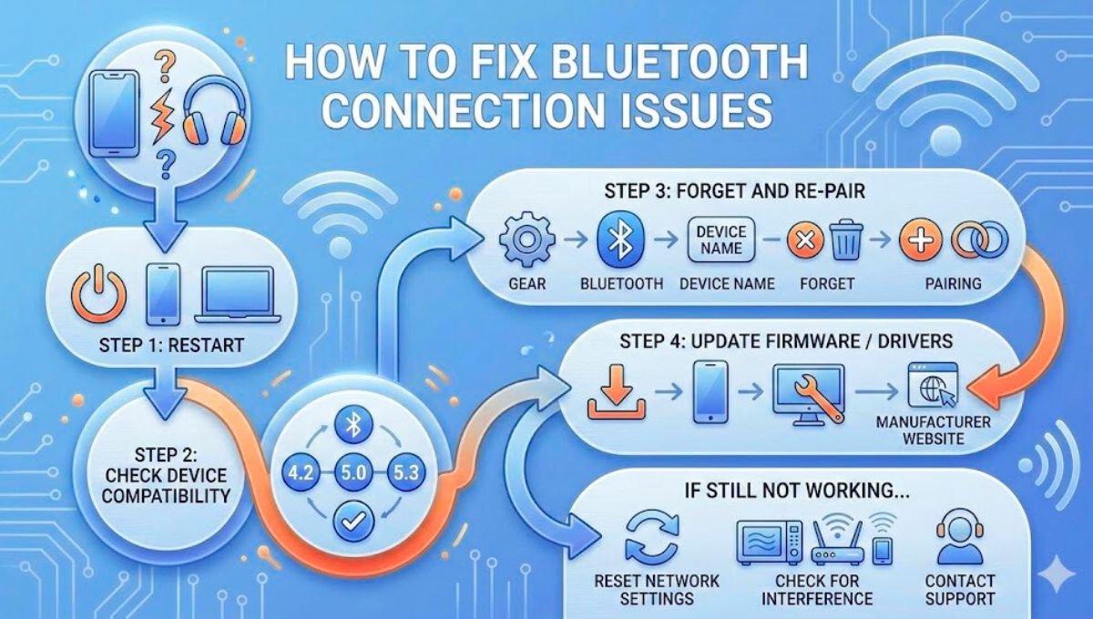 How to Fix Bluetooth Connection Issues