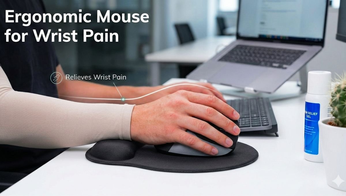 Ergonomic Mouse for Wrist Pain