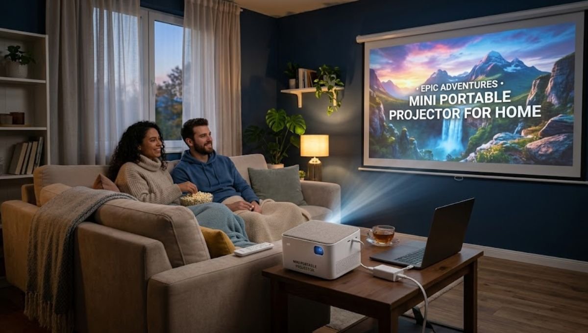 Mini Portable Projector for Home